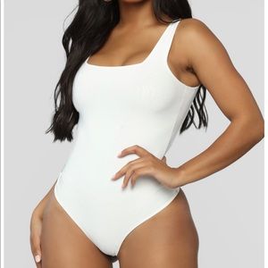 Fashion Nova White Body Suit